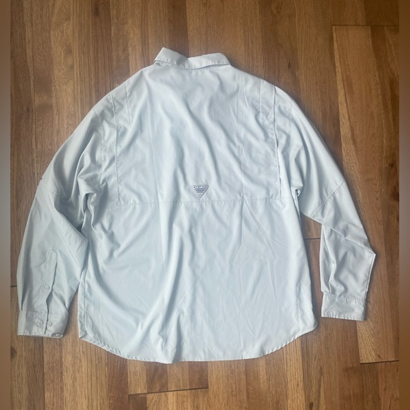 Columbia Men’s PFG Tamiami Long Sleeve Shirt Sz XL UPF 40 Fishing Lightweight - Picture 6 of 15